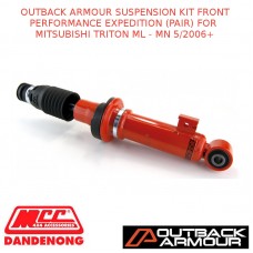 OUTBACK ARMOUR SUSPENSION KIT FRONT EXPD(PAIR)FITS MITSUBISHI TRITON ML-MN5/06+